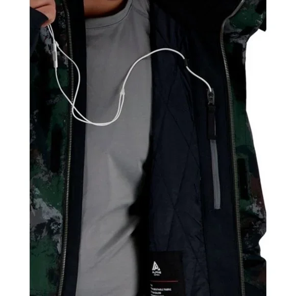 NWT Obermeyer Density Camouflage/Color Block HydroBlock Sport Ripstop-Weave Coat - Picture 7 of 11